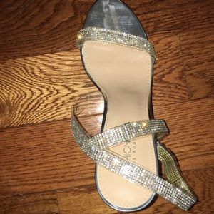 The Rhinestone Glass Slipper heels